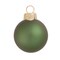 Whitehurst 40ct Shale Green Matte Glass Ball Christmas Ornaments 1.25" (30mm)